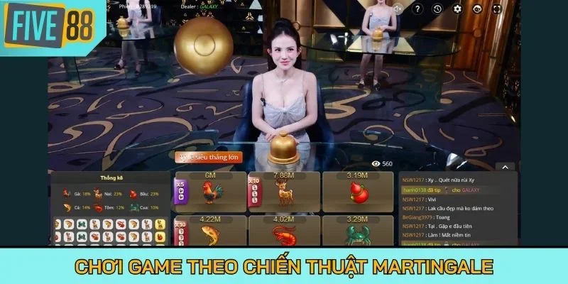 Chơi game theo chiến thuật Martingale